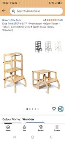 Convertible Kitchen Helper/ Toddler Desk
