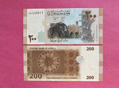 Syria  200 Pounds. 2009  Pick 114a. UNC