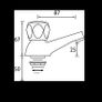 Brand new in the box Bristan VAC 3/4 C MT Club Bath Taps with Metal Heads - Chrome Plated Image 3