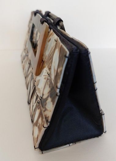 Mother of Pearl Mosaic Style Handbag