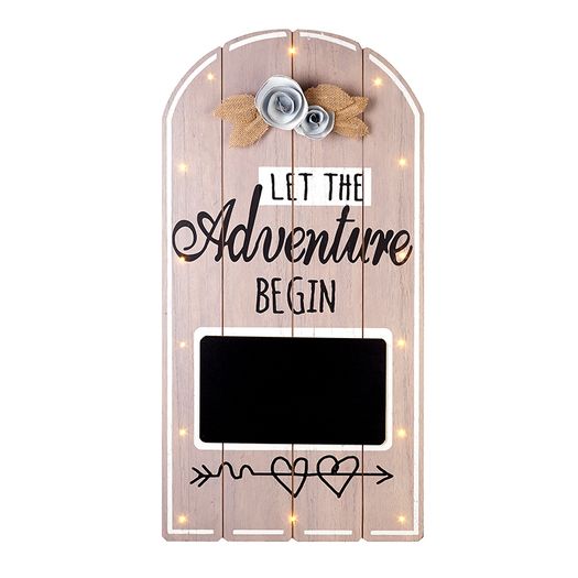 Large Adventure LED Wedding Sign
