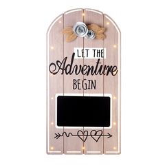 Large Adventure LED Wedding Sign