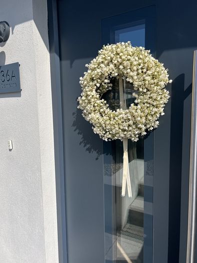 front door frame &  glass panel