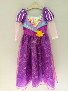 Girls Disney Rapunzel fancy dress costume