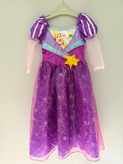 Girls Disney Rapunzel fancy dress costume