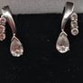 14 ct white gold earrings Image 3