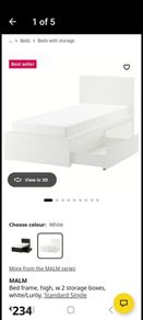 IKEA single bed frame