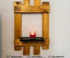 Rustic Reclaimed Wooden Frame & Shelf
