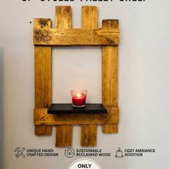 Rustic Reclaimed Wooden Frame & Shelf