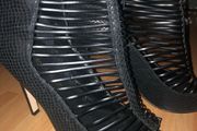 size 6 River Island strappy with gold toe tips