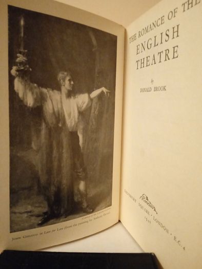 The Romance of the English Theatre by Donald Brook (HQ170)