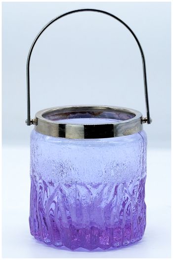 Alexandrite Neodymium Purple Glass Ice Effect Ice Bucket,