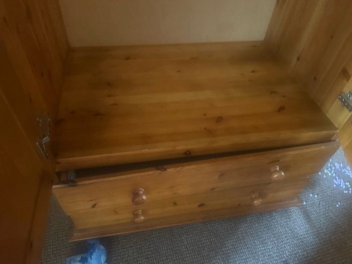 pine wardrobe