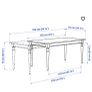 INGATORP Extendable table, black Image 5