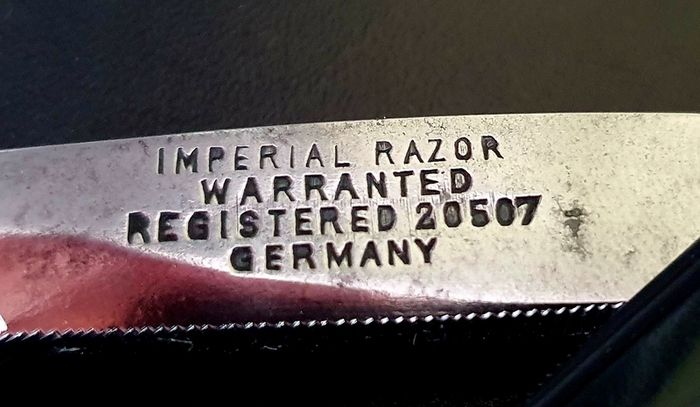 Vintage antique Imperial Razor 5/8 Straight Razor Cut throat Shave Ready