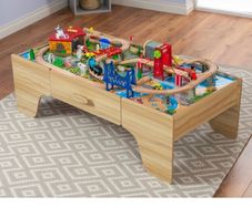 Wooden Train Set Table