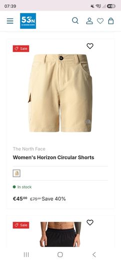 northface shorts