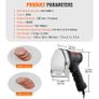 Electric Shawarma Knife, 80W Professional Kebab Knife, Commercial Stainless Steel Gyro Cutter, Doner Kebab Meat Slicer with 2 Blades, 4/100mm Blade Diameter, 0-8mm Adjustable Thickness Image 7