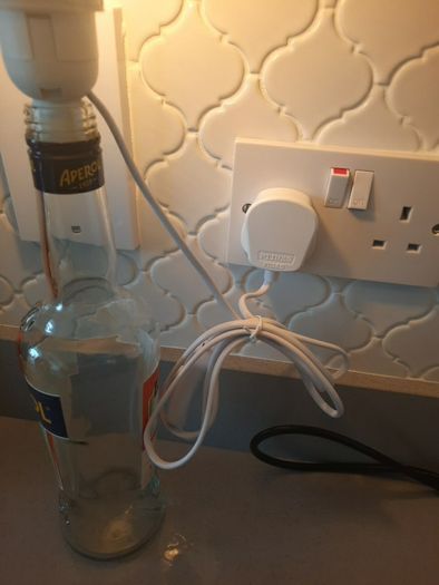Aperol Spritz Bottle Lamp