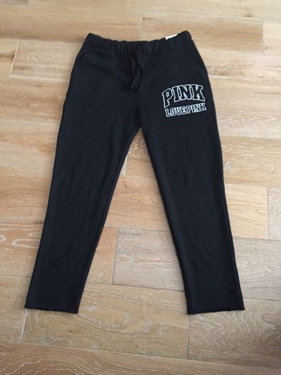 Brand New Victoria Secrets Pink Cut off Sweatpants XS