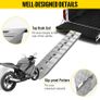 Aluminum Trailer Ramps 2721.6 kg Total Beavertail Hook End 1 Pair 2 Ramps Image 4