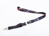 Happy Face Black Neck Lanyard Strap Cell Mobile Phone ID Card Key chain
