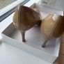 L.K. Bennett patent taupe shoes Size 39 Image 5