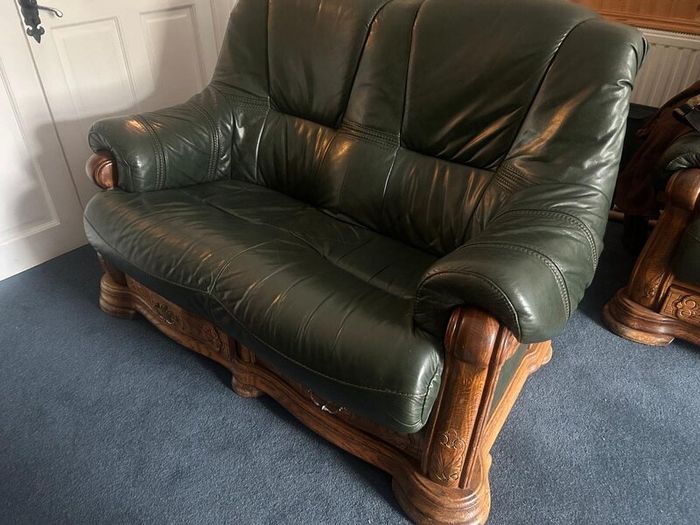 Leather sofa