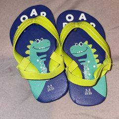 Dinosaur flip flops