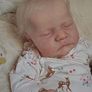 19inch 48cm Reborn Baby Doll Lifelike Baby Doll Levi Blonde Hair Girl Toddler Doll Toy (FREE POSTAGE) Image 4