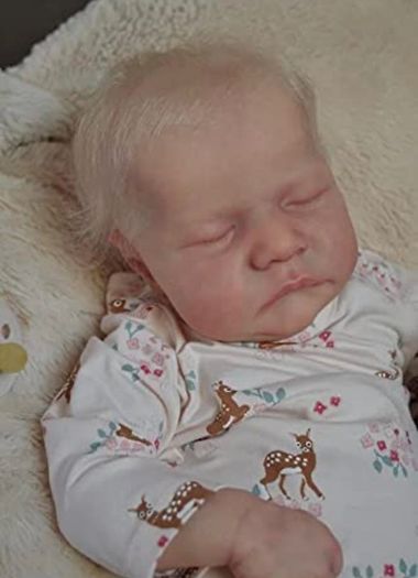 19inch 48cm Reborn Baby Doll Lifelike Baby Doll Levi Blonde Hair Girl Toddler Doll Toy (FREE POSTAGE)