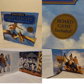 James Gurney,s Dinotopia First Flight Hardback Book With Board Game