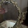 Antique French Ornate Swing Vanity Mirror Image 10