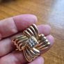 Vintage Gold Tone Earrings Image 3