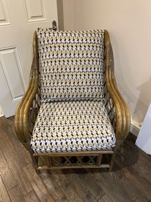 Bamboo armchairs
