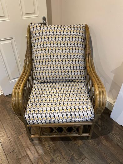Bamboo armchairs
