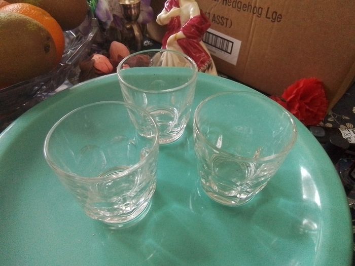 Three French Shot Glasses