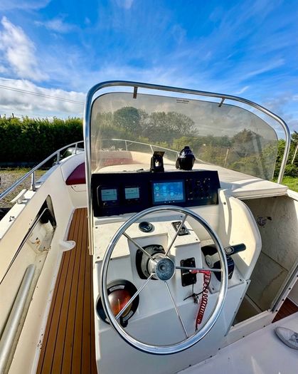 Boat Rare Neptune Barge 750 Open Deck Sports Boat
