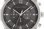 Calvin Klein Men's Chronograph Quartz Watch, CK Force Collection with Silver Stainless Steel Bracelet - 25200264