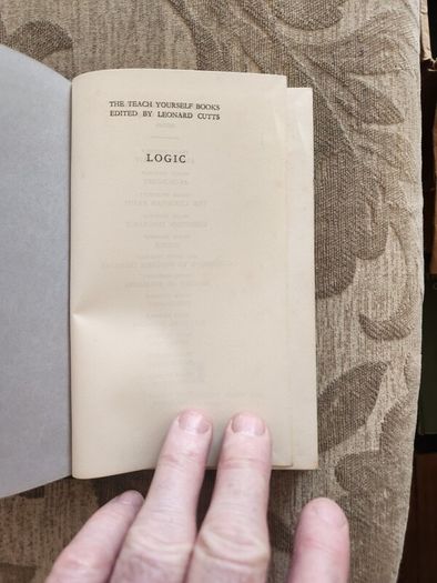 Teach Yourself Logic. By A.a. Luce. Second Edition 1964. Hardback In Good Condition. See Photos For Same.