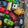 Cars bundle vintage diecast metal and plastic cars and vehicles Image 3