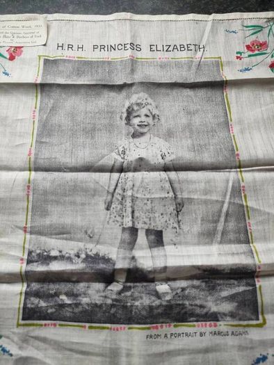 1931 H.R.H Elizabeth Hankerchief