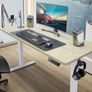 Height Adjustable Electric Standing Desk, 48 x 24 Inches Sit Stand up Desk, Memory Computer Home Office Desk Image 2