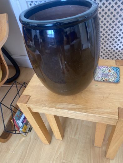 Brown Ceramic Plant Pot