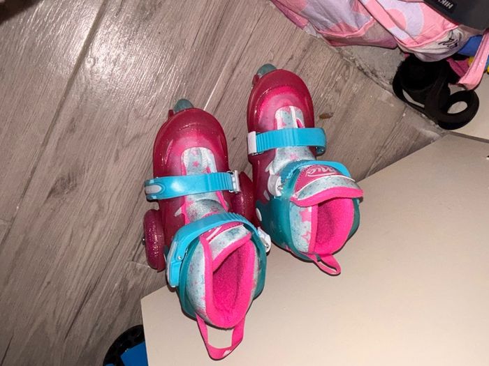 Girls Pink Roller Blades