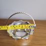 Vintage English silver plate Basket  with handle Image 5