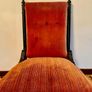 Victorian ebonised Aesthetic period nursing chair Image 2