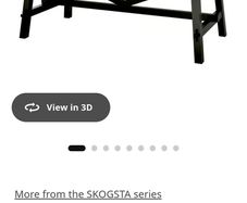 IKEA SKOGSTA Dining table 6 seater