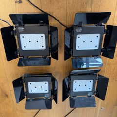 4 x Radion XR15 Blue marine aquarium lights with slide mount and custom shades