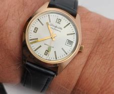 Vintage GLSHUTTE Spezimatic men's watch